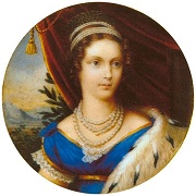 Karoline Charlotte Auguste von Bayern (1792 – 1873) was at different times married to two different leaders of german-speaking lands