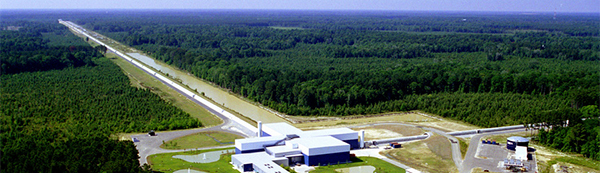The LIGO observatory in Livingston, Louisiana.